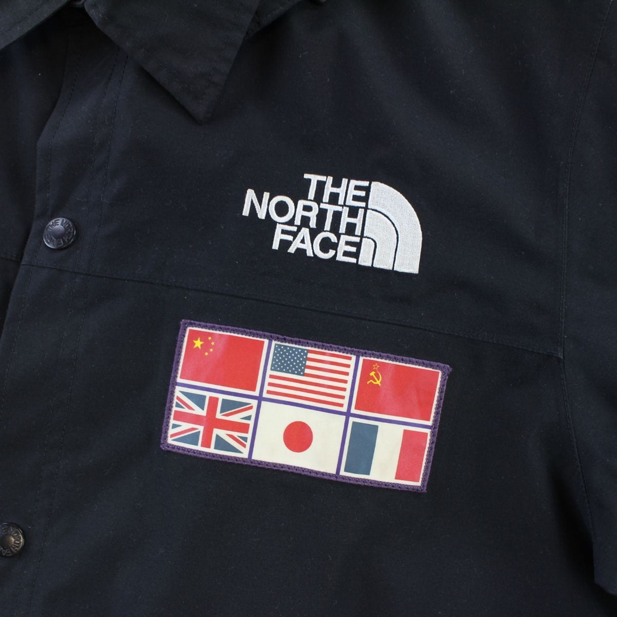 Supreme x TNF Expedition Coach Jacket 2014 Black - SaruGeneral