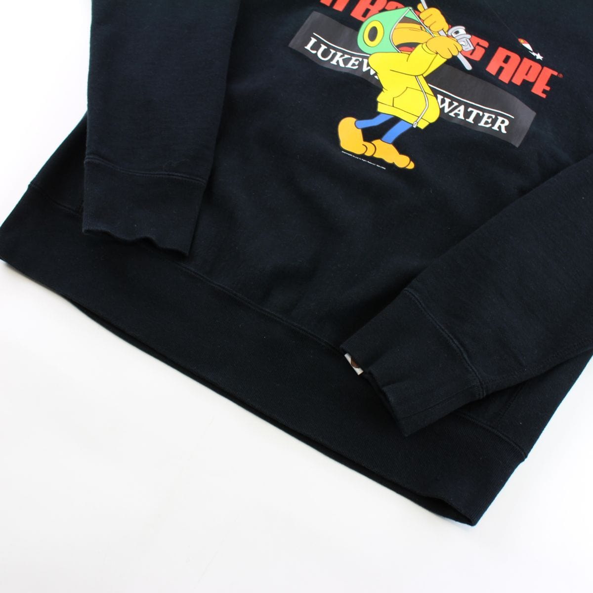 Bape Baby Milo Fishing Crewneck Black - SaruGeneral