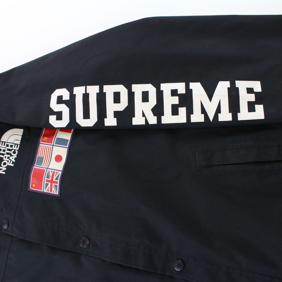 Supreme x TNF Expedition Coach Jacket 2014 Black - SaruGeneral