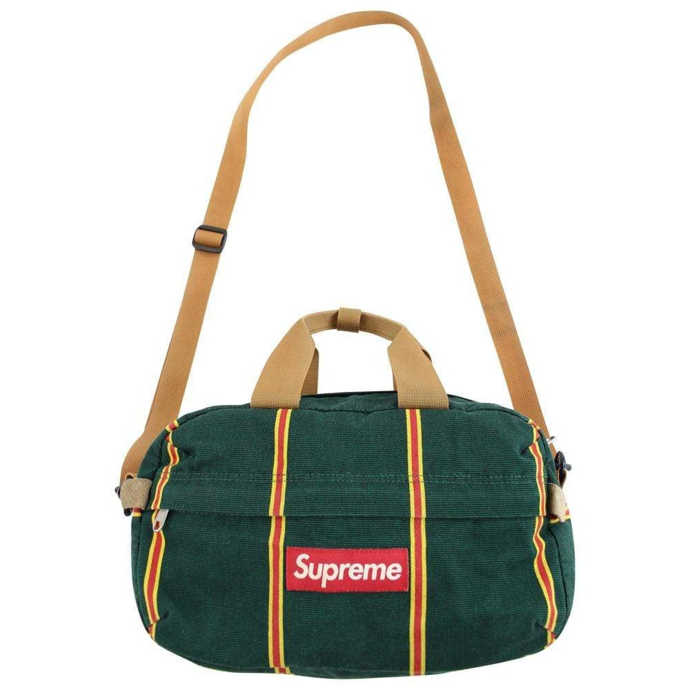 Supreme Pin Stripe Shoulder Bag Green - SARUUK