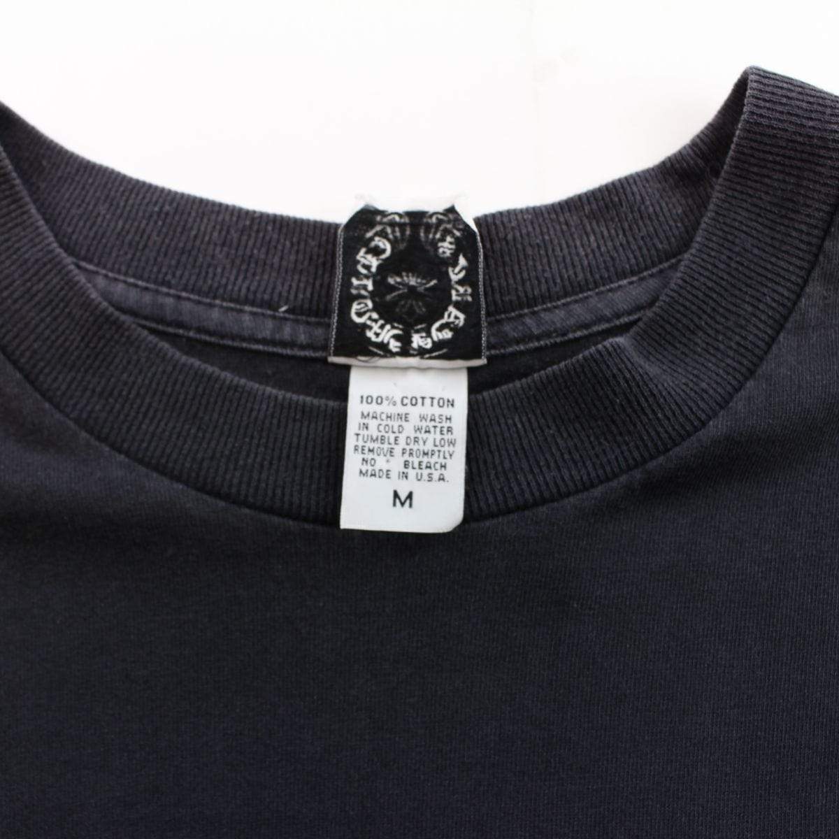chrome hearts side cross pocket tee black - SaruGeneral