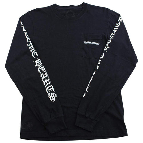 Chrome Hearts Texte LS Noir