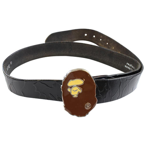 Ceinture Bape Big Ape noire