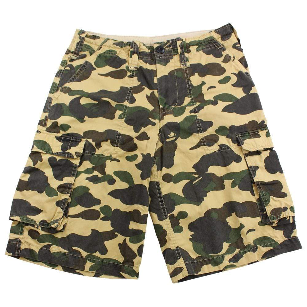 Bape 1st Yellow Camo cargo shorts - SaruGeneral