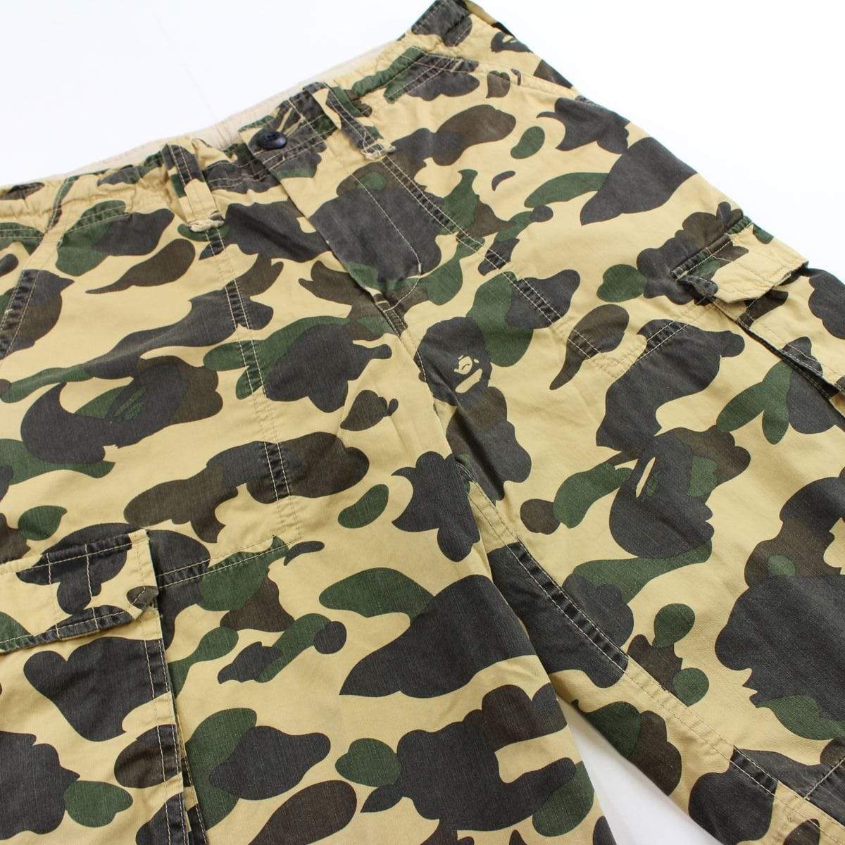 Bape 1st Yellow Camo cargo shorts - SaruGeneral