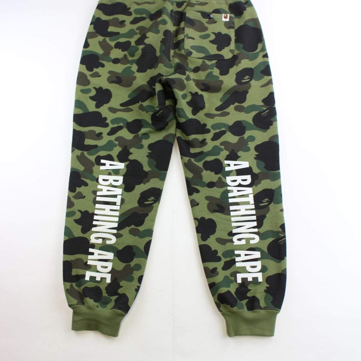 bape x champion 1st green camo sweatpants 2016 - SaruGeneral