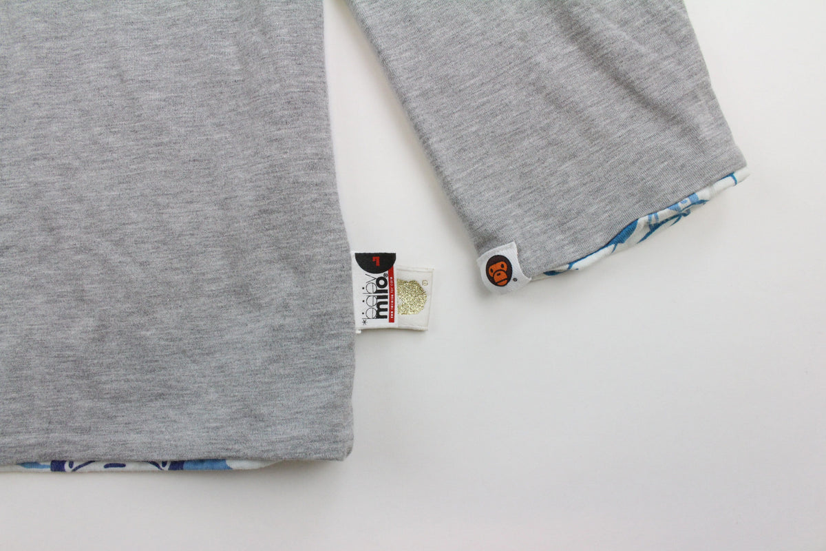 Bape Blue Baby Milo Camo LS Reversible - SaruGeneral