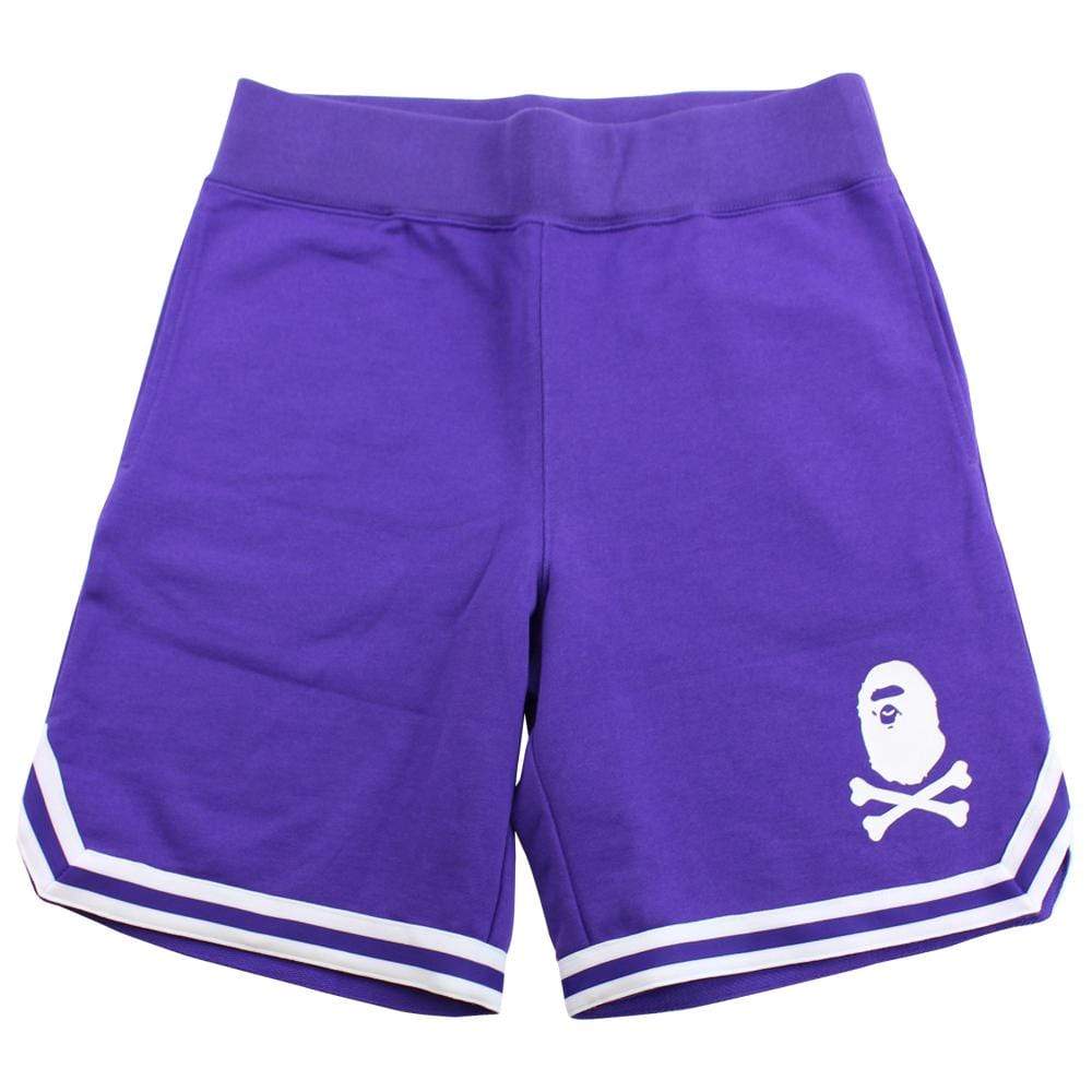 bape crossbones shorts purple - SaruGeneral