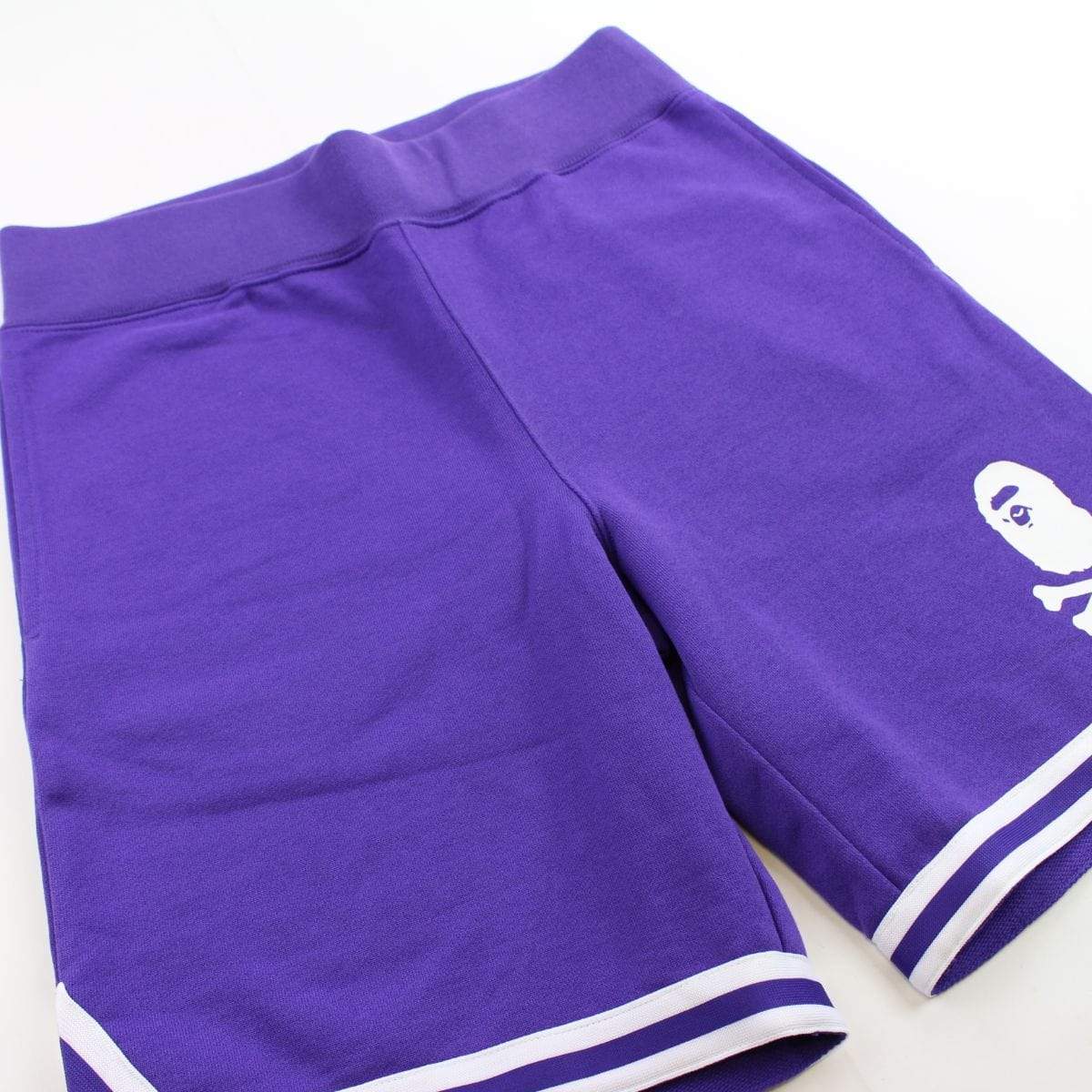 bape crossbones shorts purple - SaruGeneral