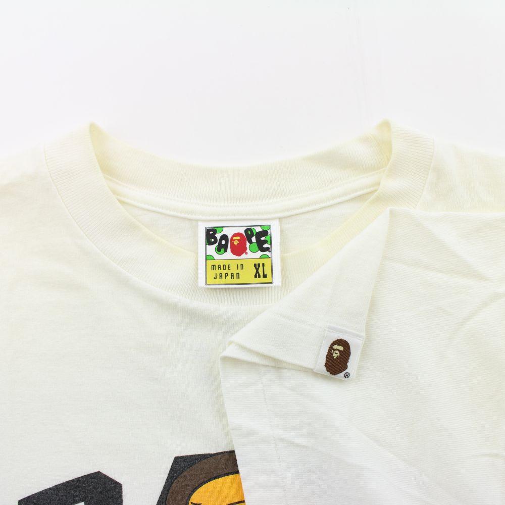 Bape Baby Milo Character Jacket Tee White - SaruGeneral