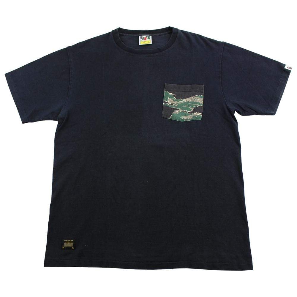 bape tiger camo pocket tee black - SaruGeneral