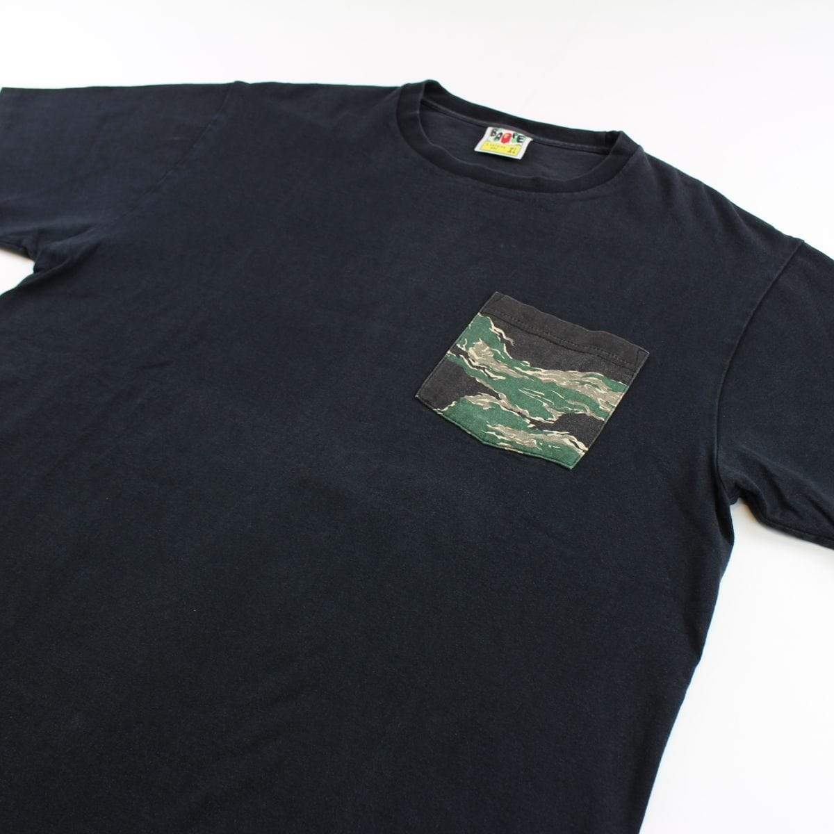 bape tiger camo pocket tee black - SaruGeneral