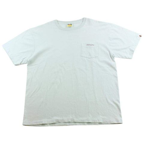 T-shirt à poche Bape A Bathing Ape bleu sarcelle