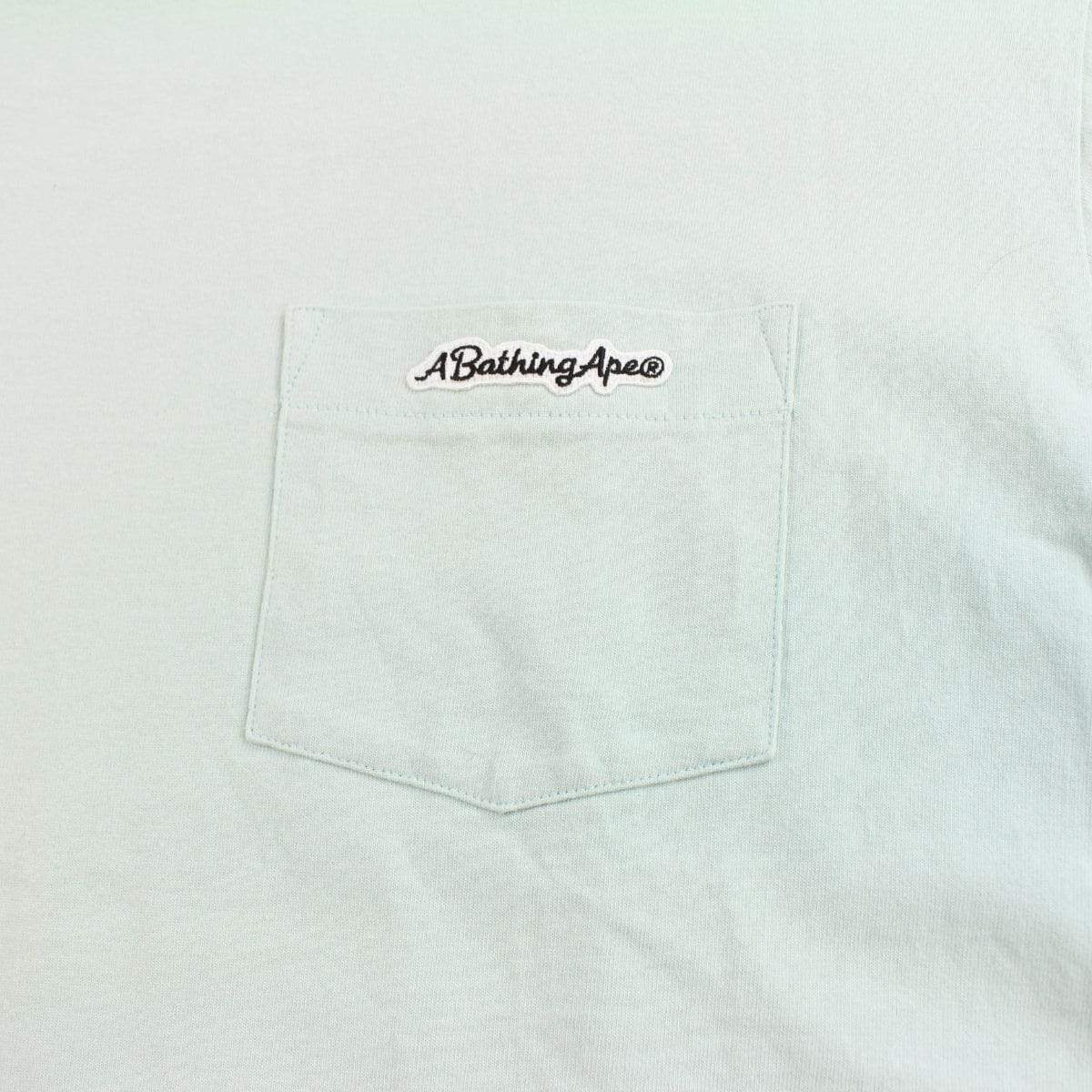 Bape a bathing ape pocket tee Teal - SaruGeneral