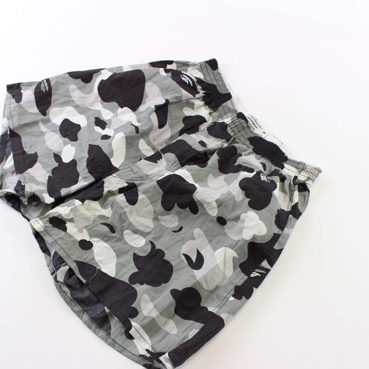 Bape Grey Camo Boxers Shorts - SaruGeneral