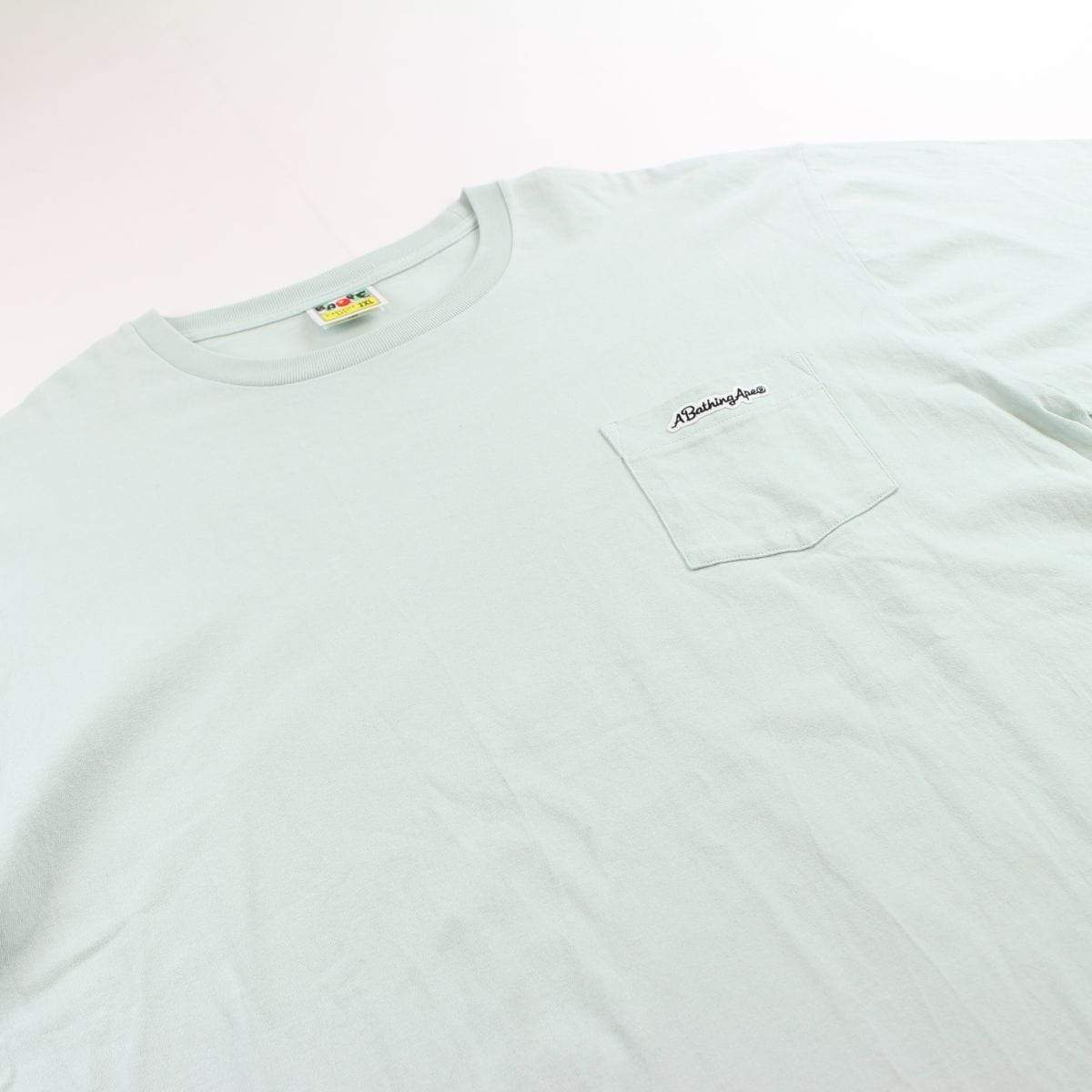 Bape a bathing ape pocket tee Teal - SaruGeneral