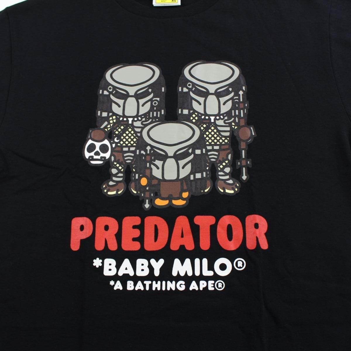 bape x predator baby milo logo tee black - SaruGeneral