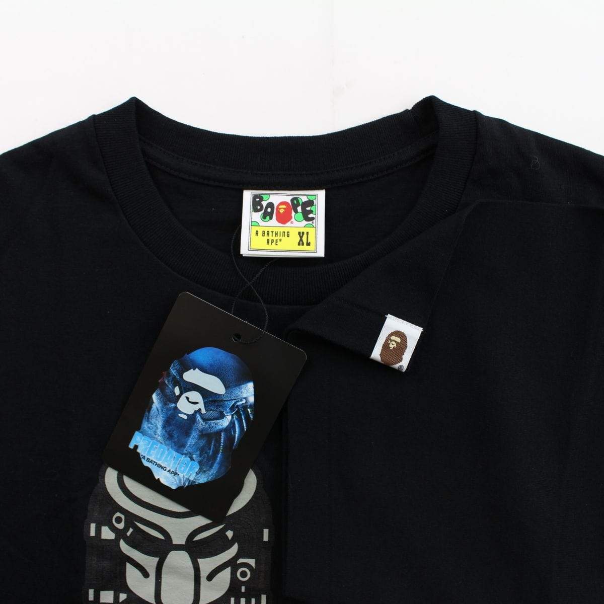bape x predator baby milo logo tee black - SaruGeneral