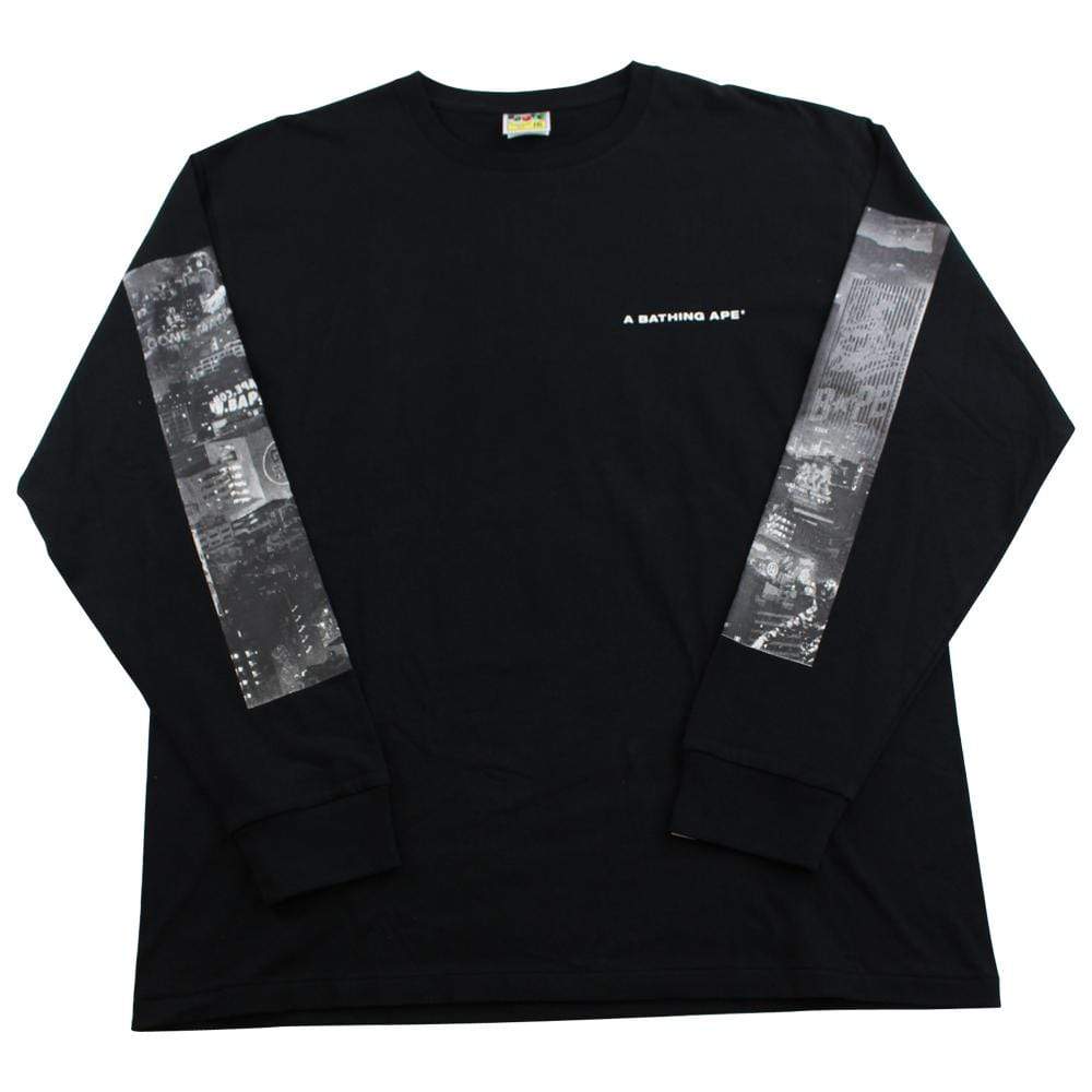 bape city scape ls black - SaruGeneral