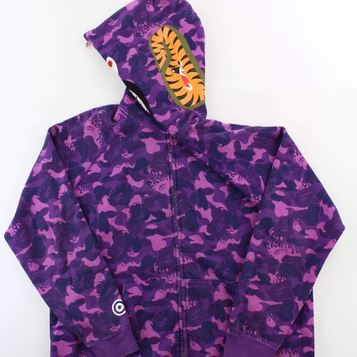 Bape Purple Flame Camo Shark - SaruGeneral