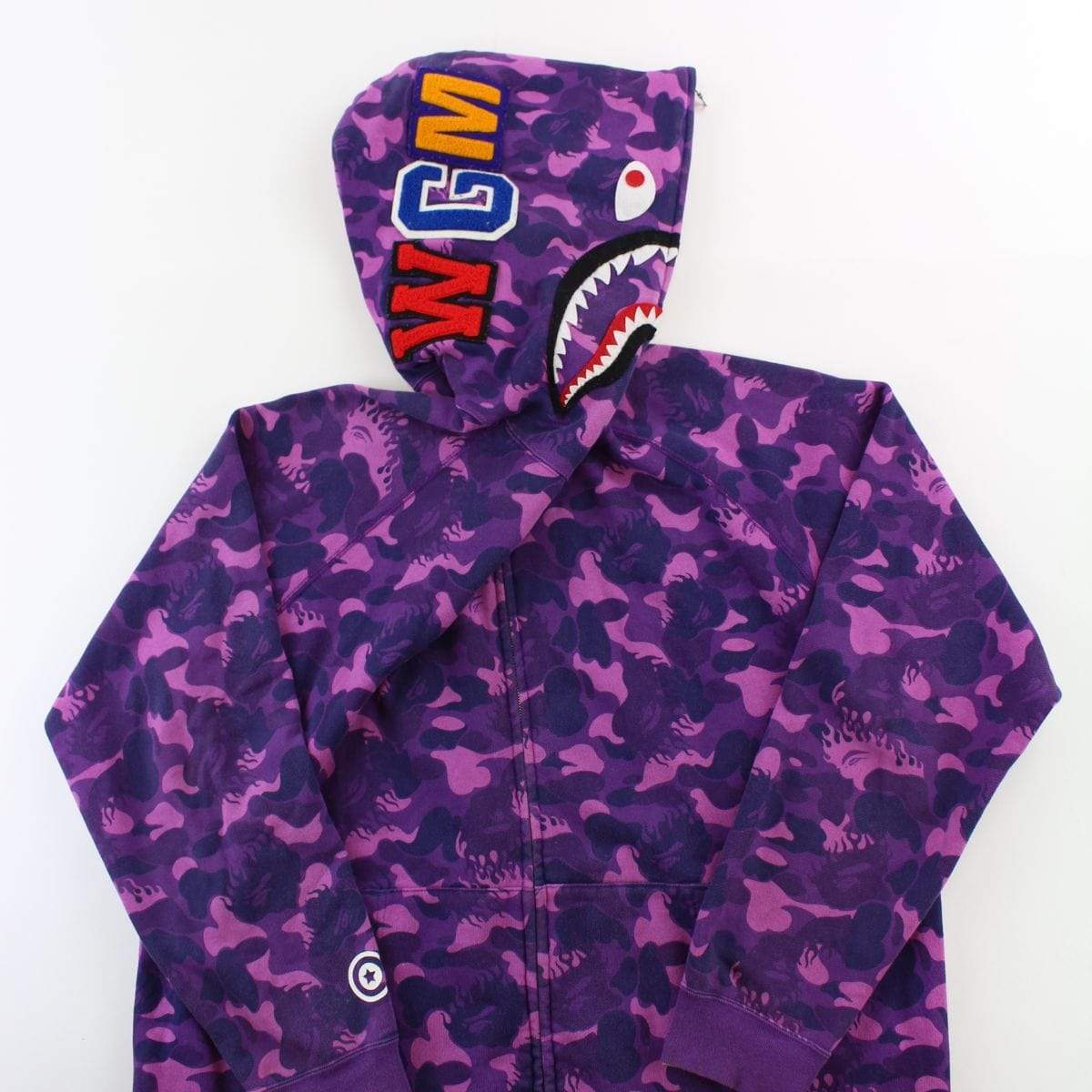 Bape Purple Flame Camo Shark - SaruGeneral