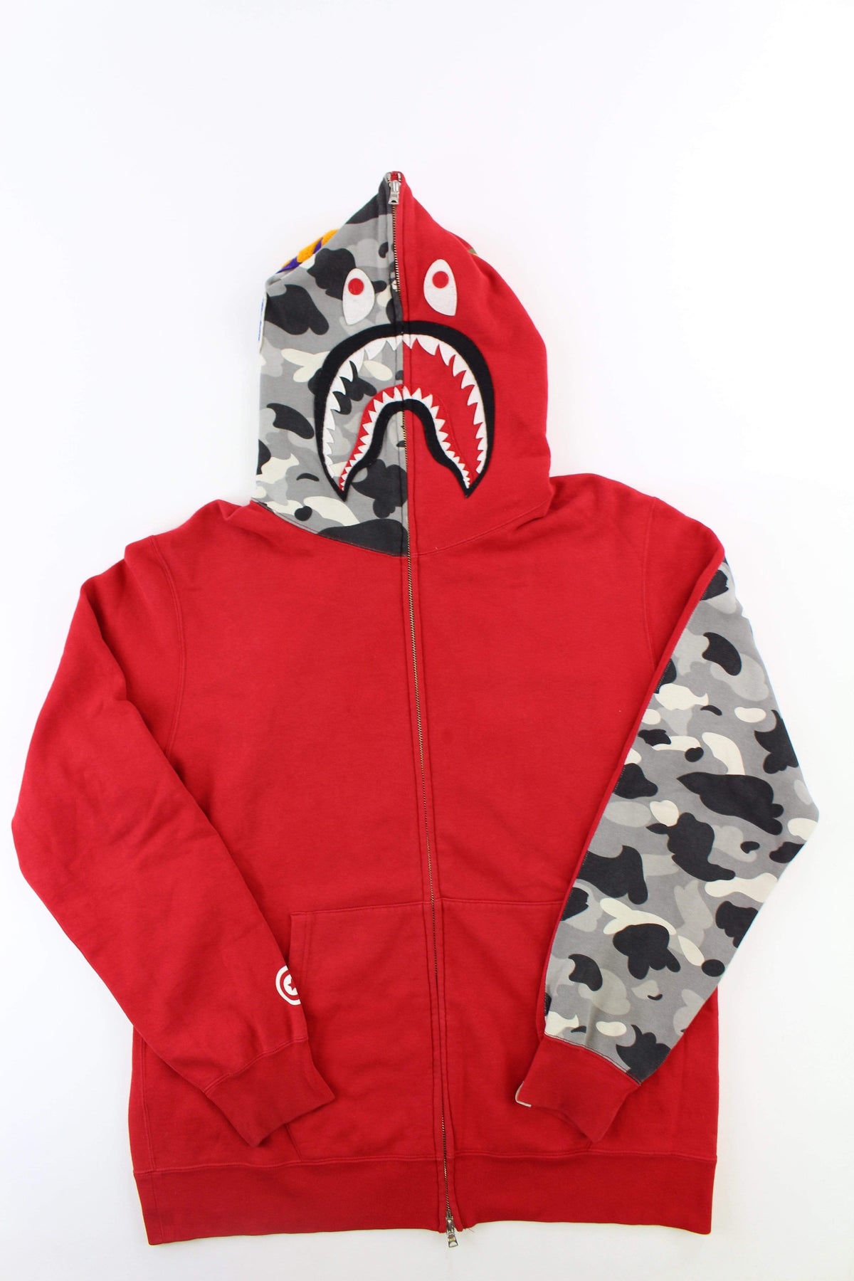 Bape Redgrey Camo Half Shark - SaruGeneral