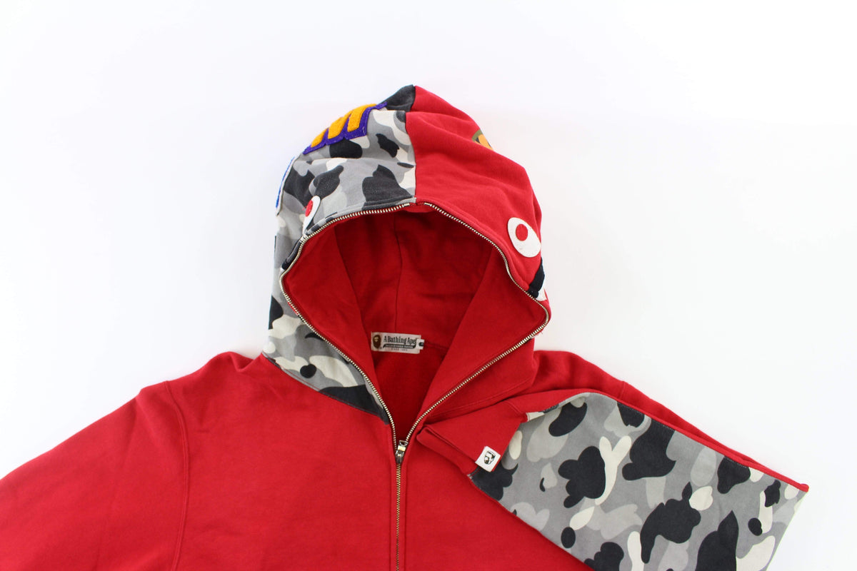 Bape Redgrey Camo Half Shark - SaruGeneral