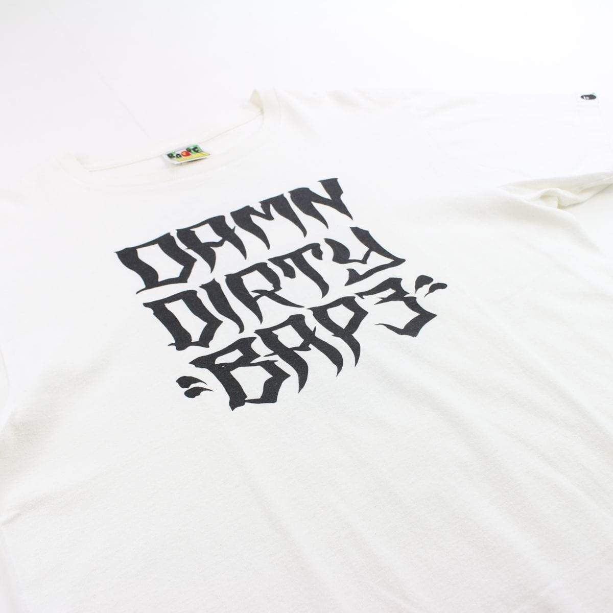 Bape x Undefeated Damn Dirty Ape logo tee white - SaruGeneral