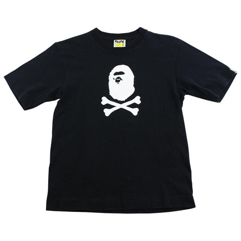 T-shirt Bape Ape avec logo croisé noir