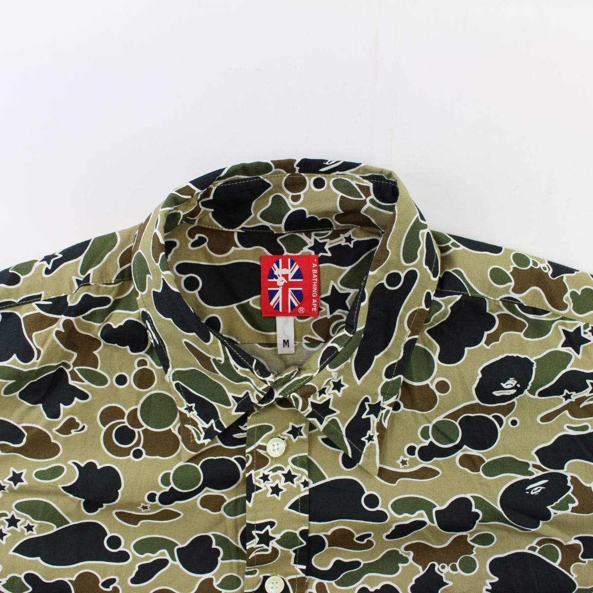 Bape Green Psyche Camo LS Shirt - SaruGeneral