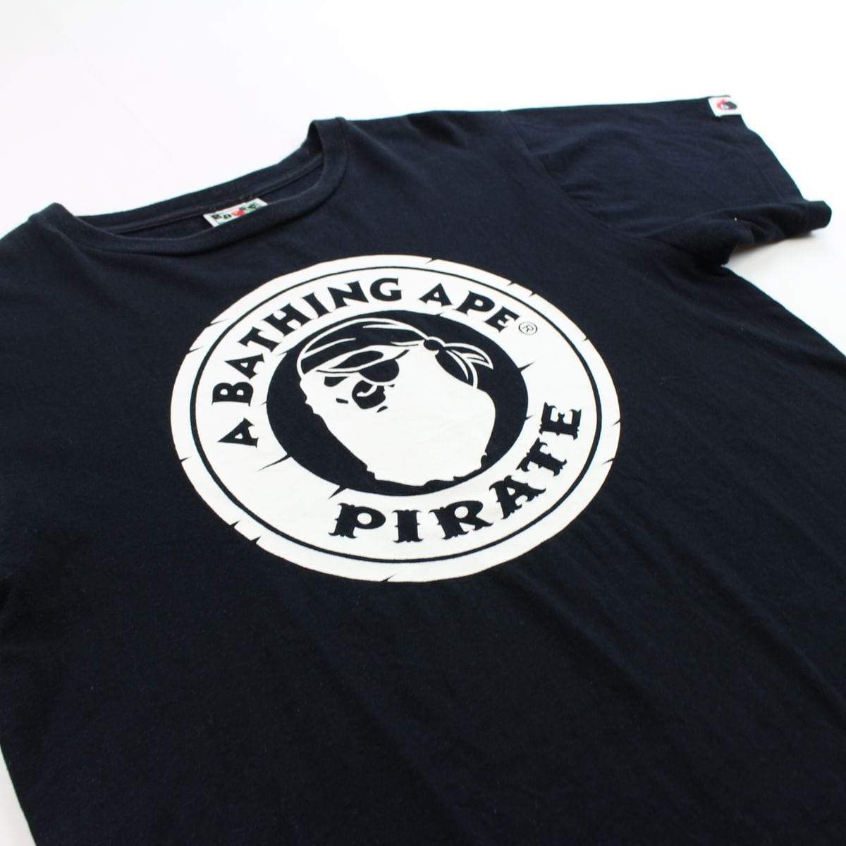 Bape Pirate Store circle logo tee black - SaruGeneral