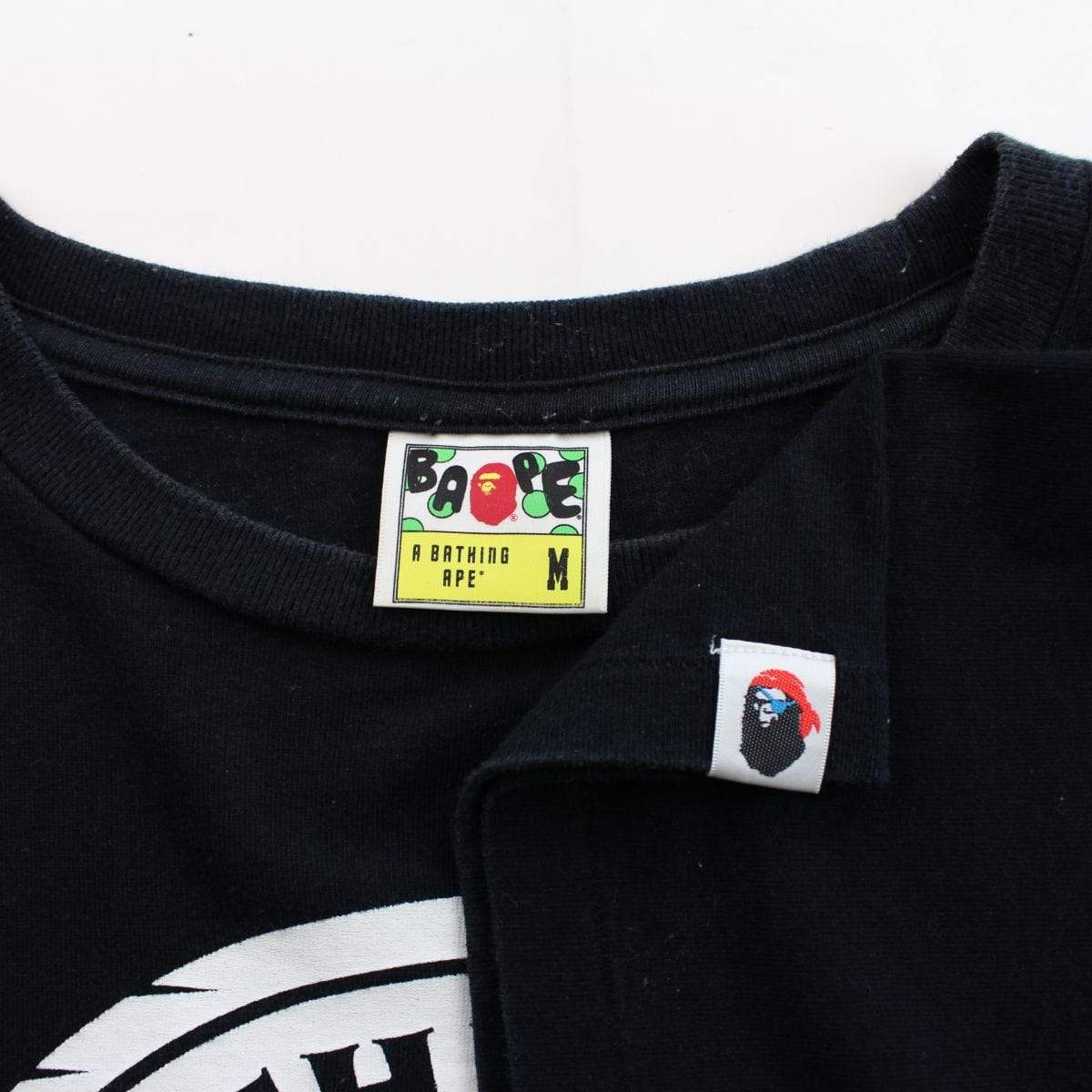 Bape Pirate Store circle logo tee black - SaruGeneral