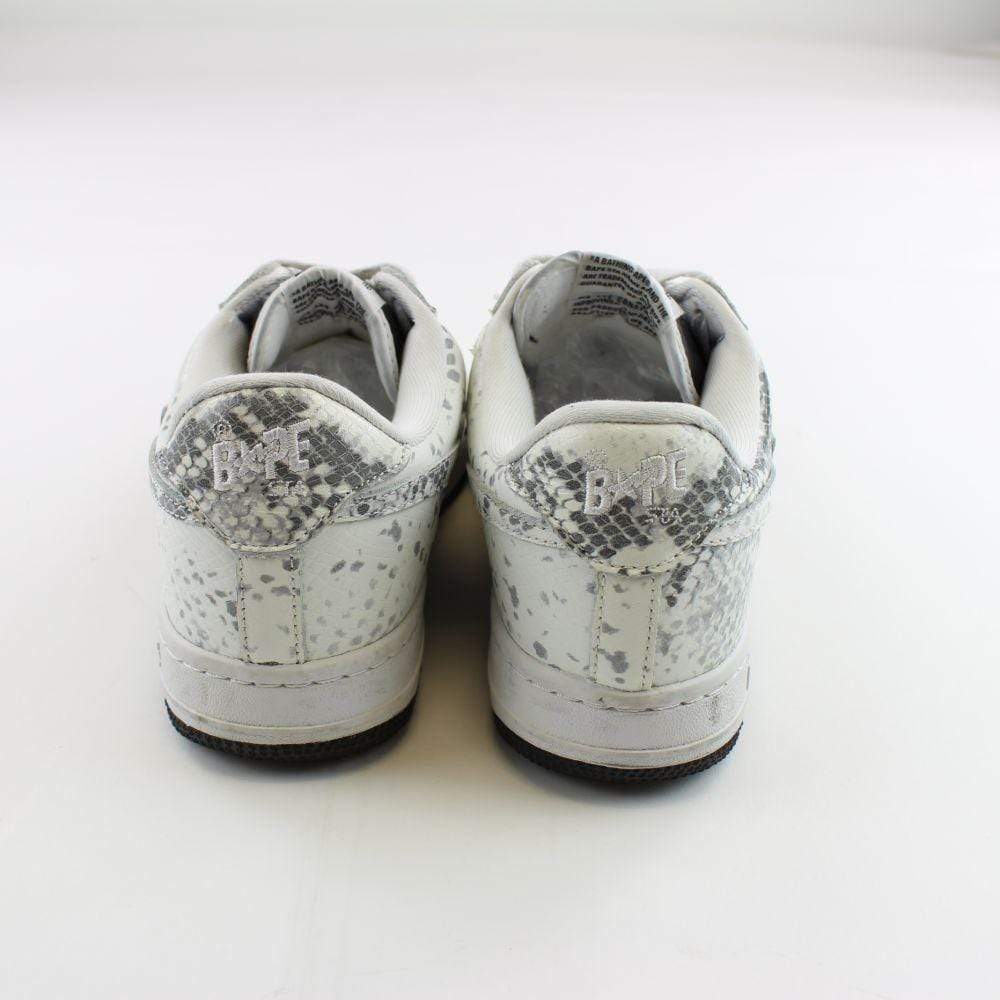 Bapesta Snakeskin Black White - SaruGeneral