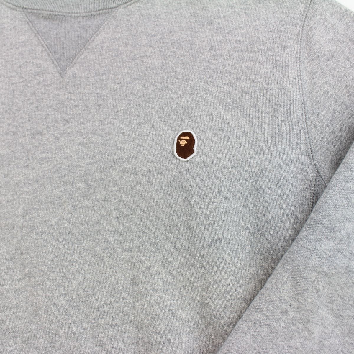 Bape Point Head Crewneck grey - SaruGeneral