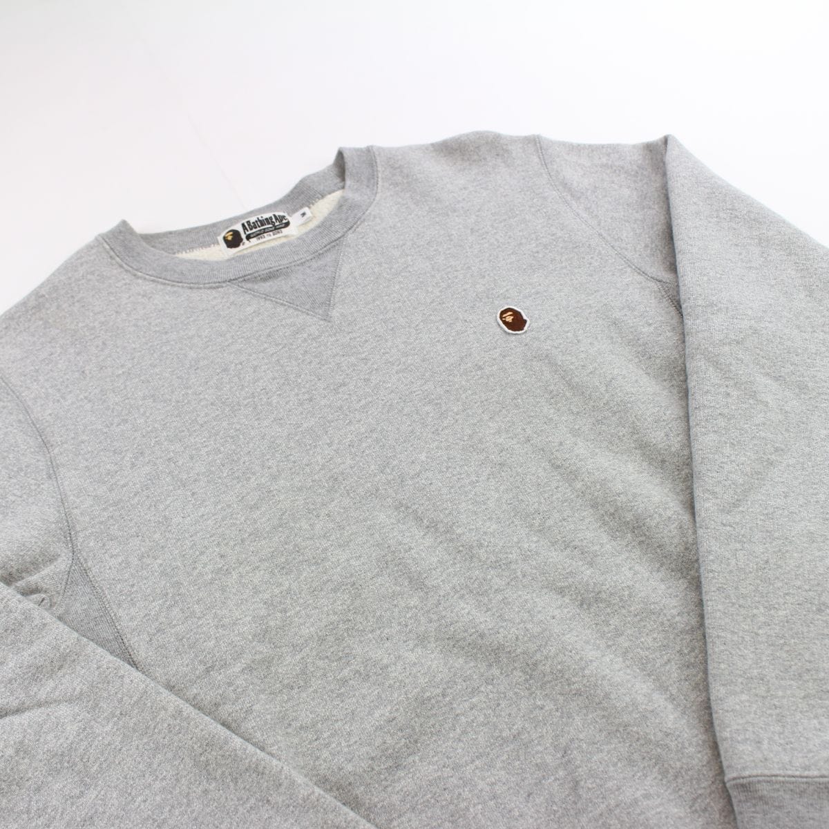 Bape Point Head Crewneck grey - SaruGeneral