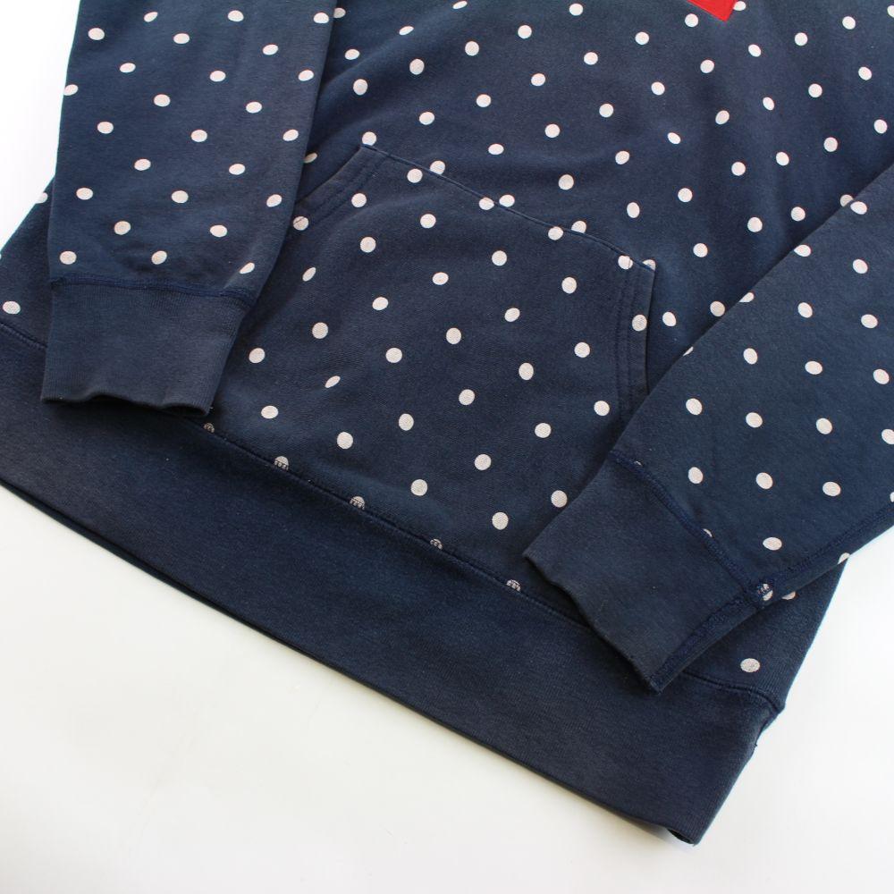 Supreme CDG Polkadot Box Logo Hoodie Navy - SaruGeneral