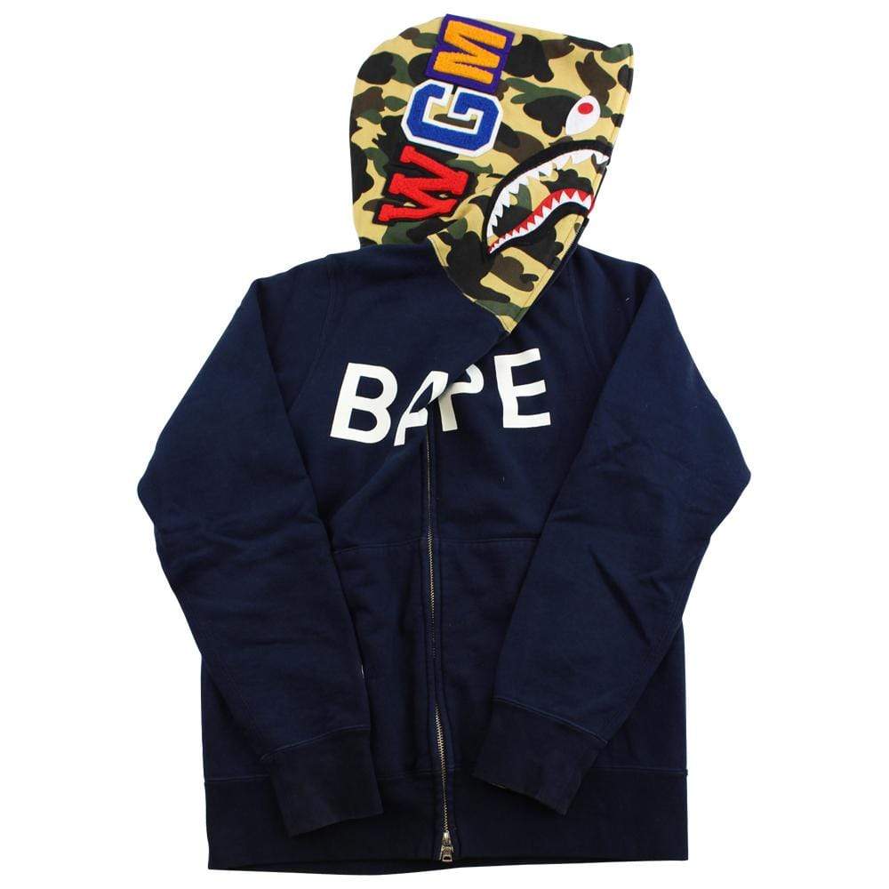 bape text shark black 1st yellow - SaruGeneral