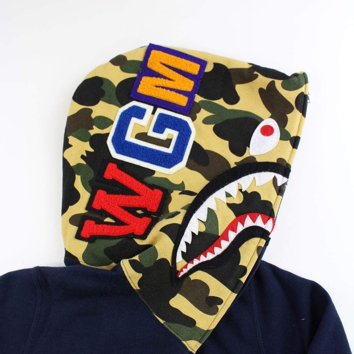 bape text shark black 1st yellow - SaruGeneral