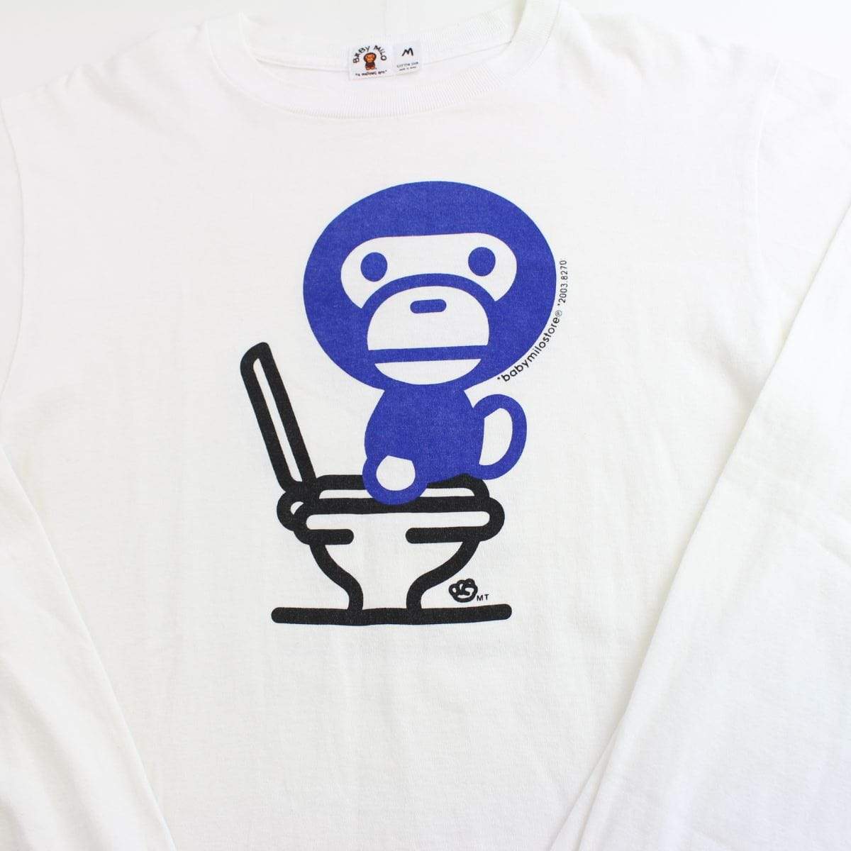 bape milo toilet ls white - SaruGeneral