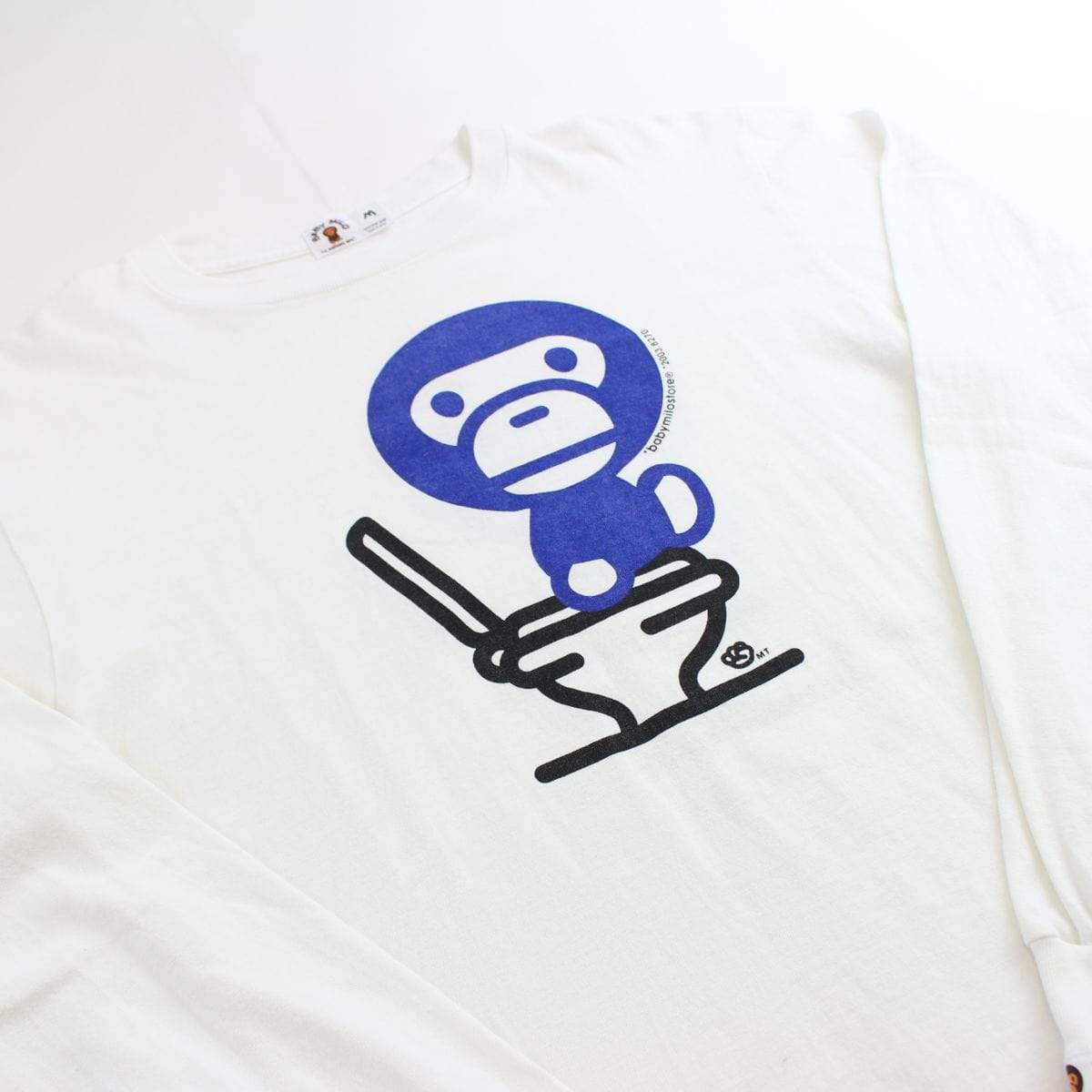bape milo toilet ls white - SaruGeneral