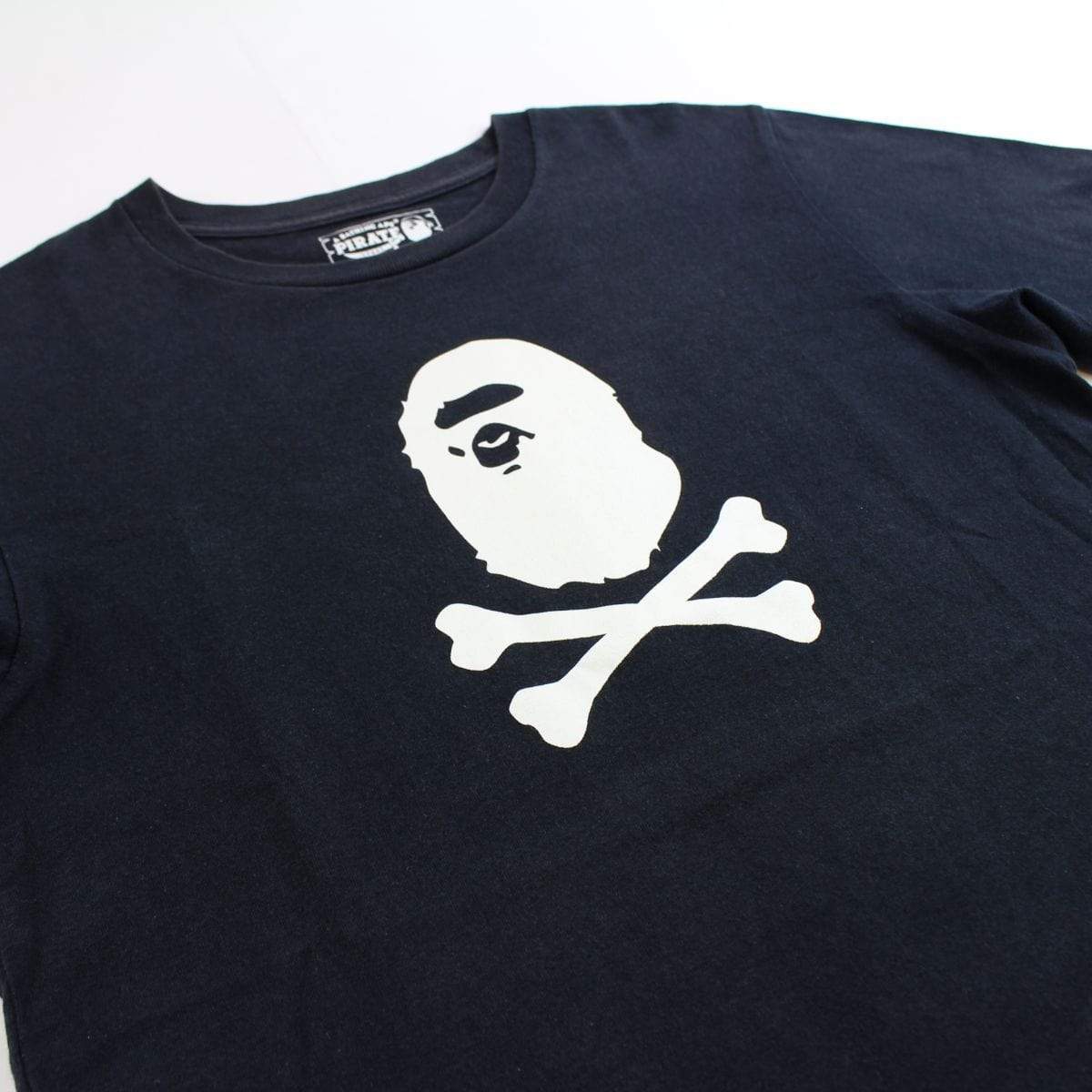 bape pirate store crosses big ape tee black - SaruGeneral