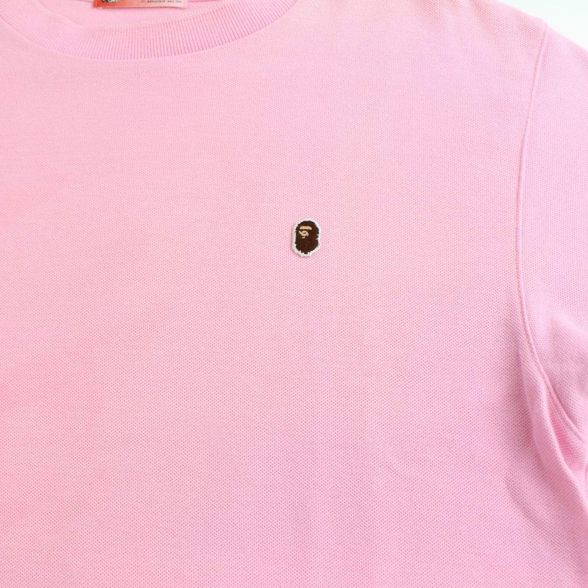 bape pink point head tee - SaruGeneral