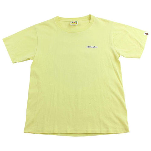 T-shirt jaune avec logo Bape A Bathing Ape