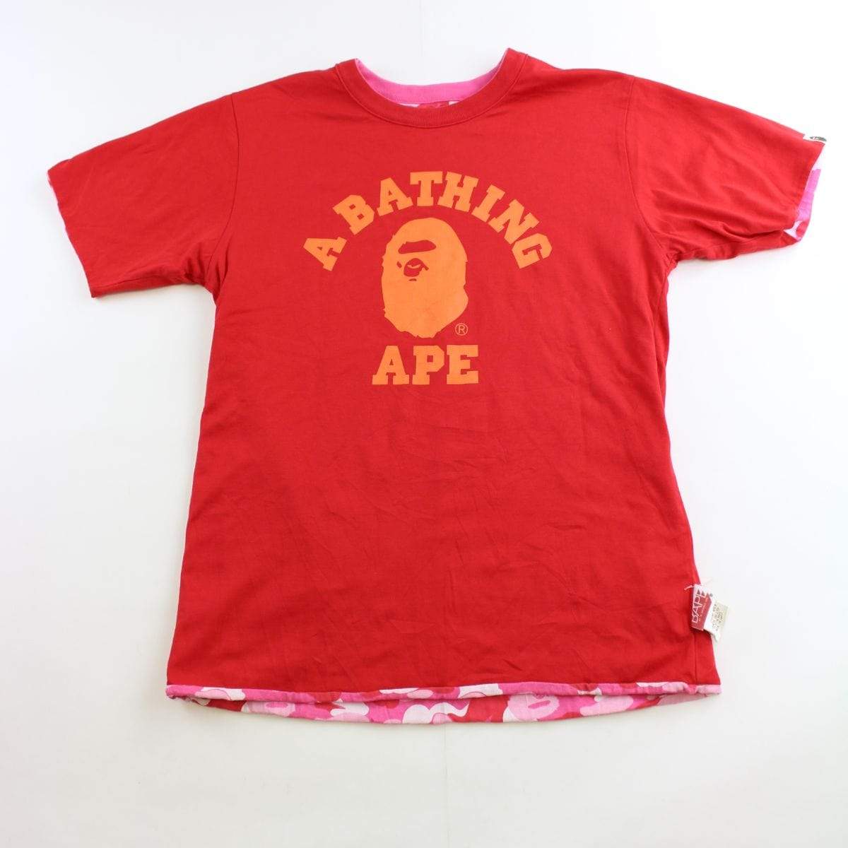 bape abc pink camo reversible tee - SaruGeneral