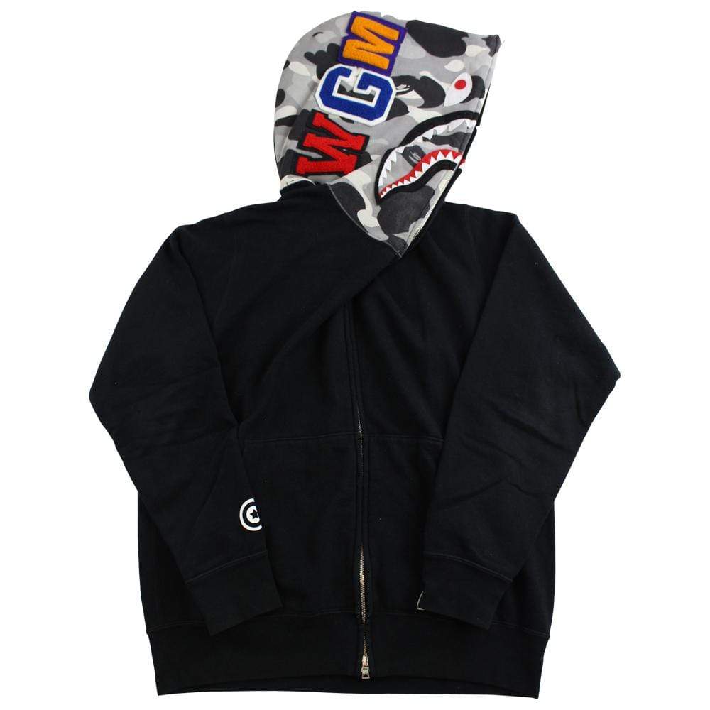 bape black/grey camo shark - SaruGeneral