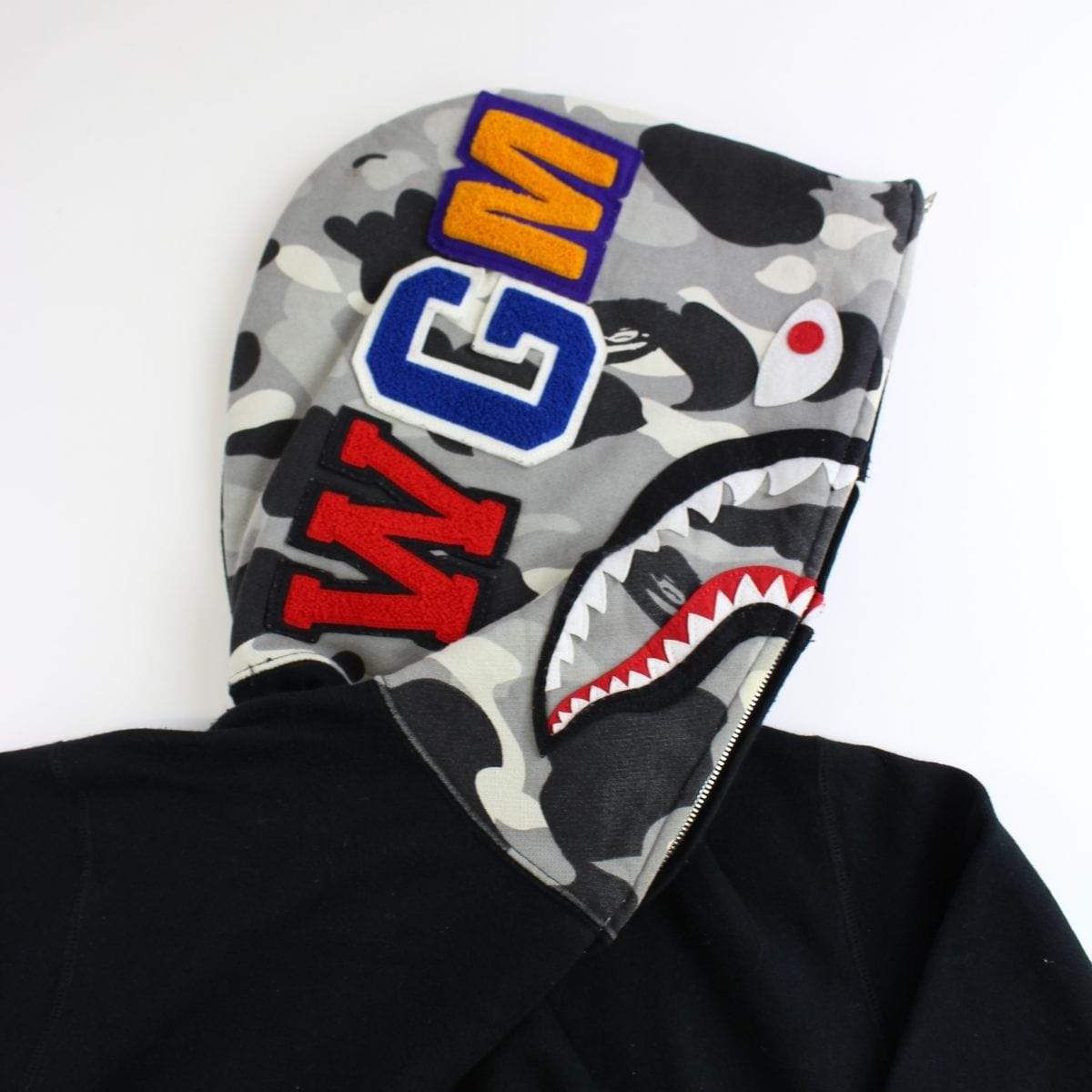 bape black/grey camo shark - SaruGeneral