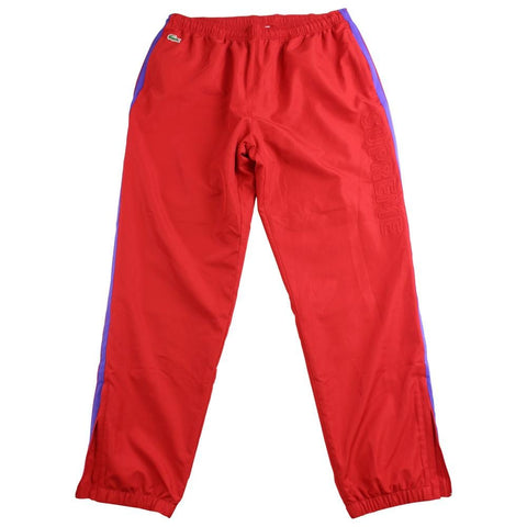 pantalon de survêtement Supreme x Lacoste rouge
