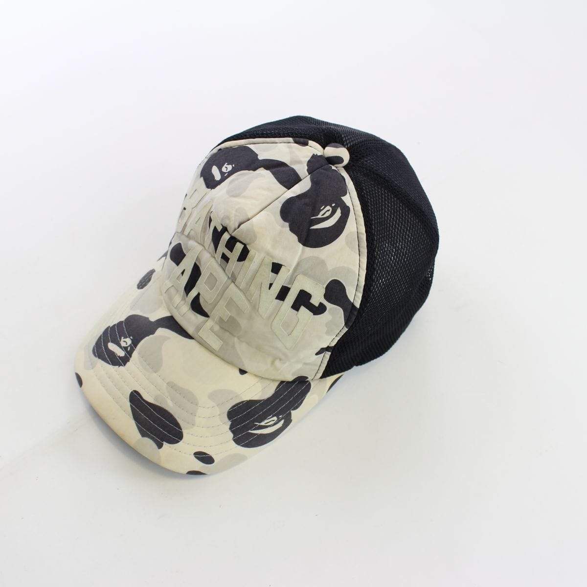 Bape Grey Camo Bathing Ape Trucker - SaruGeneral