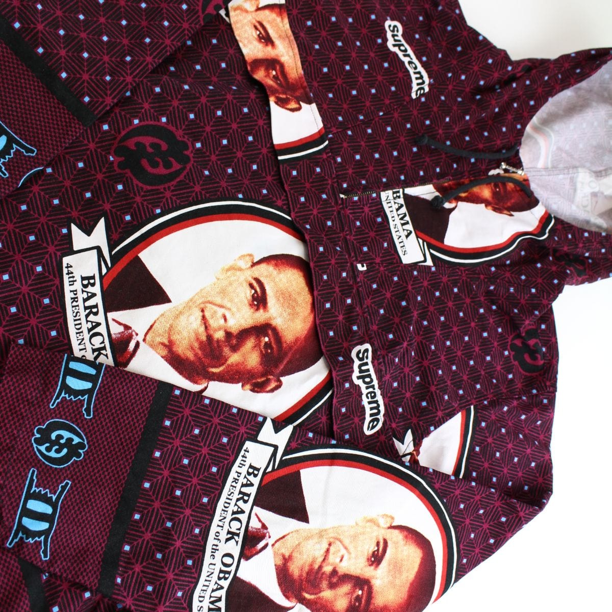 supreme obama pullover burgundy - SaruGeneral
