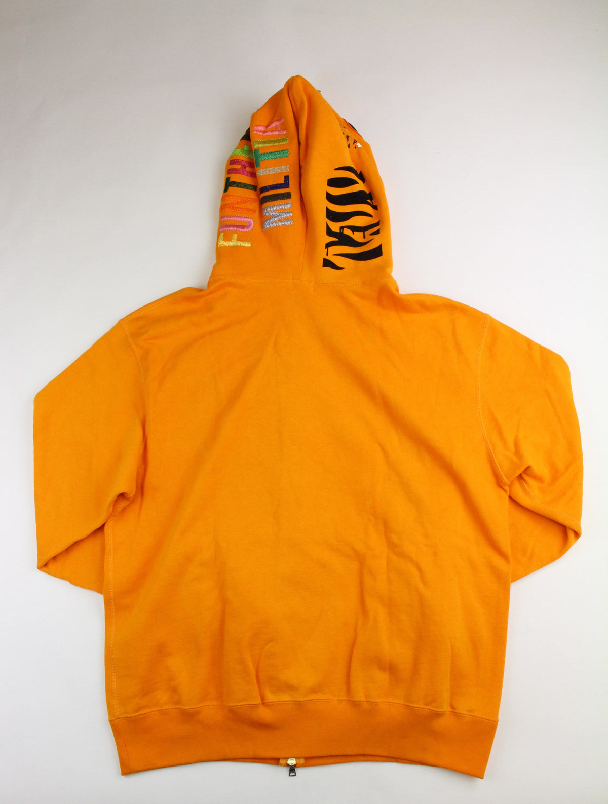 Bape Orange Tiger Shark Hoodie Orange - SaruGeneral